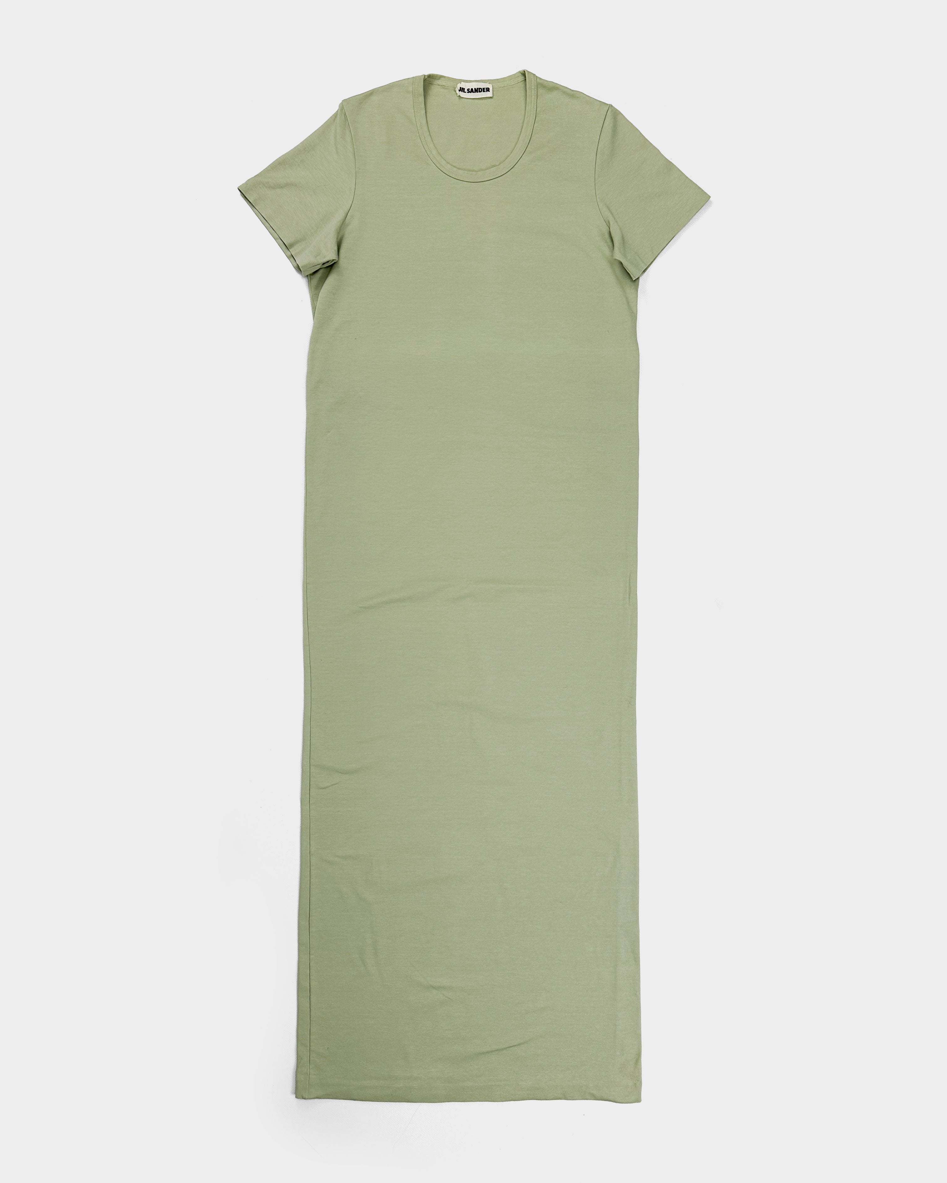 Jil Sander Light Green Maxi Dress 1990's - Vintagetts