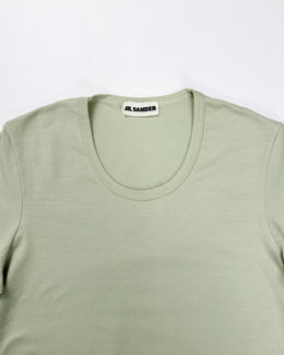 Jil Sander Light Green Maxi Dress 1990's