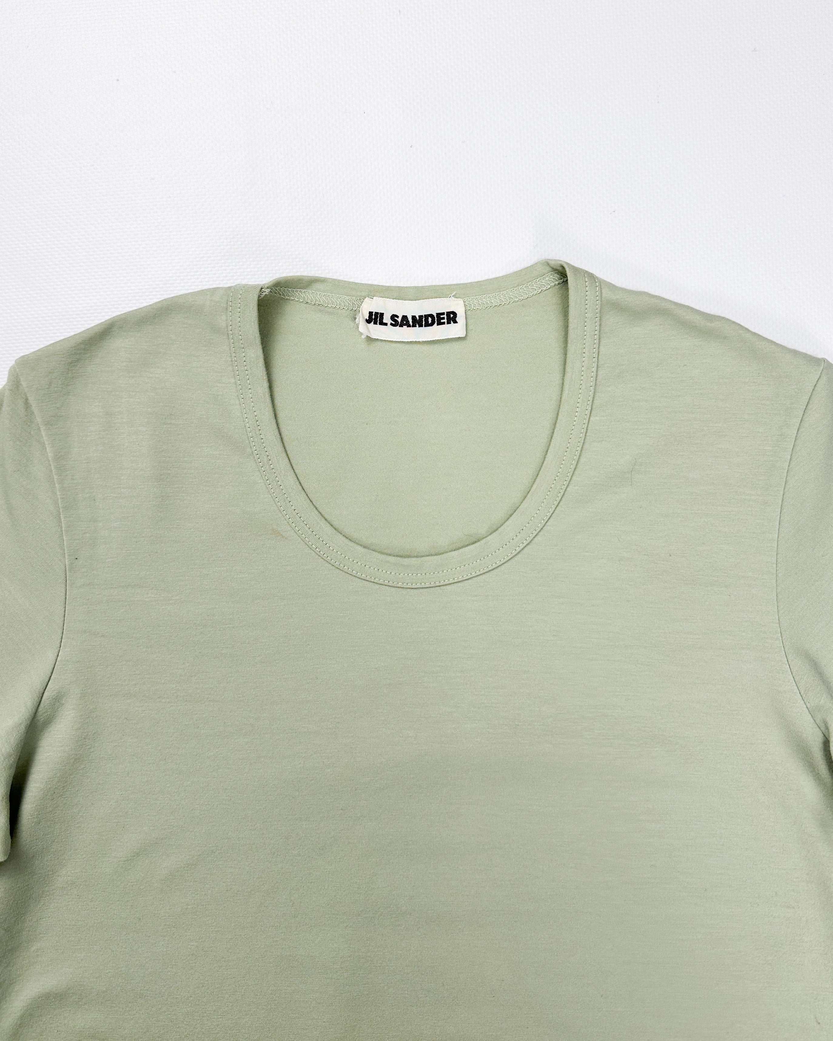 Jil Sander Light Green Maxi Dress 1990's - Vintagetts