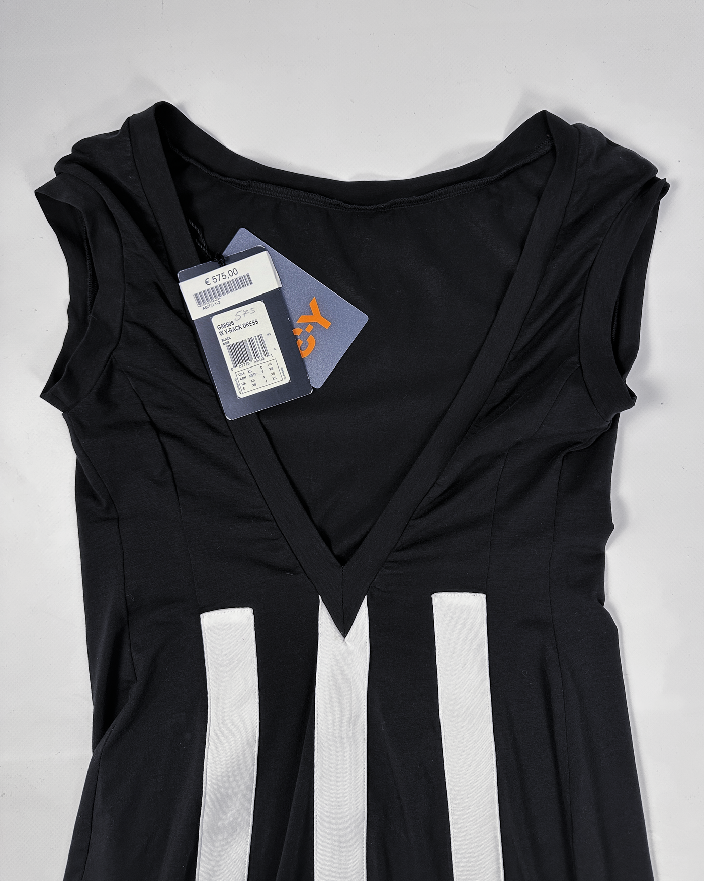 Yohji Yamamoto X Adidas (Y-3) Black V-Back Dress