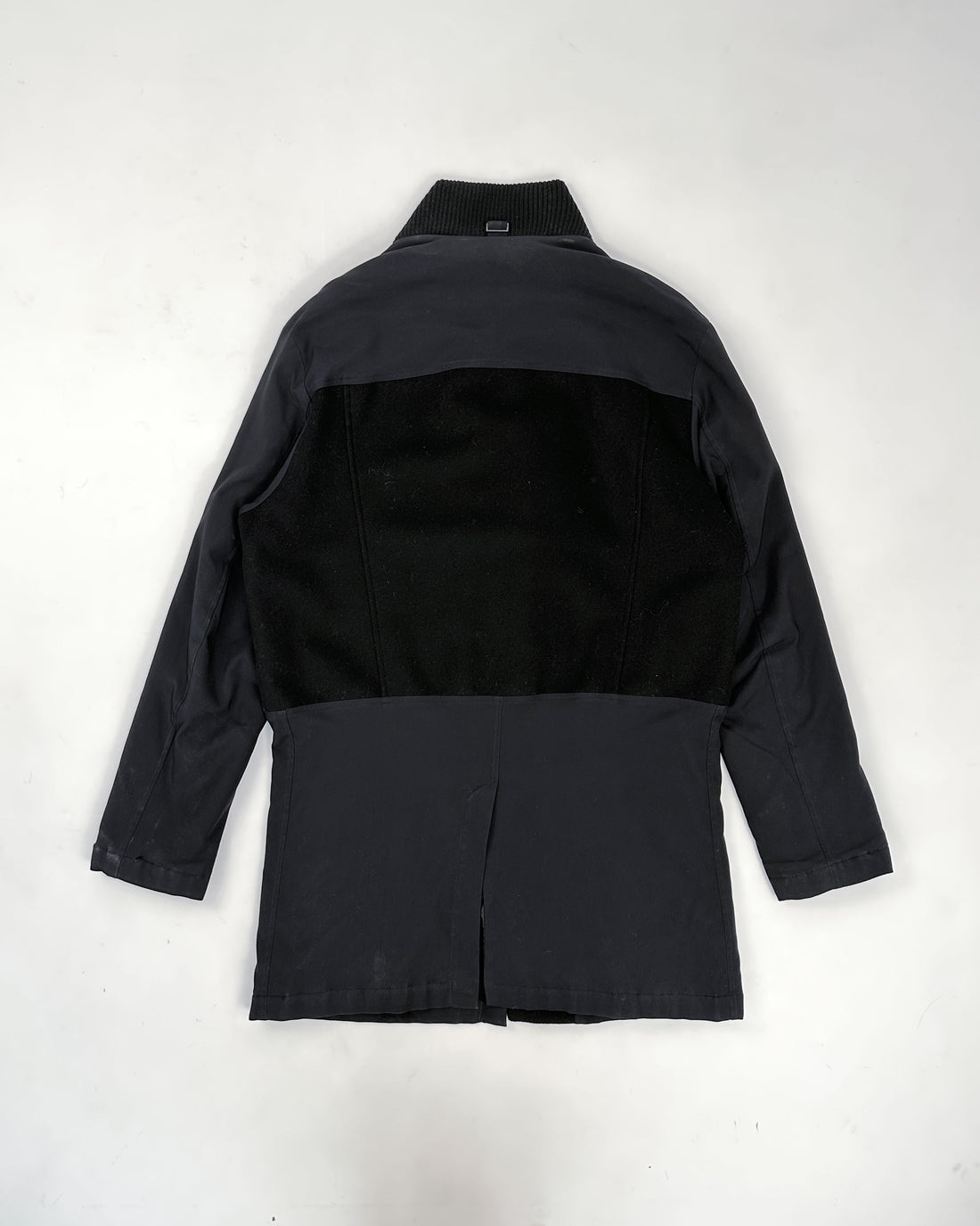 Kenzo Homme 2-Pieces Black Coat + Vest 2000's