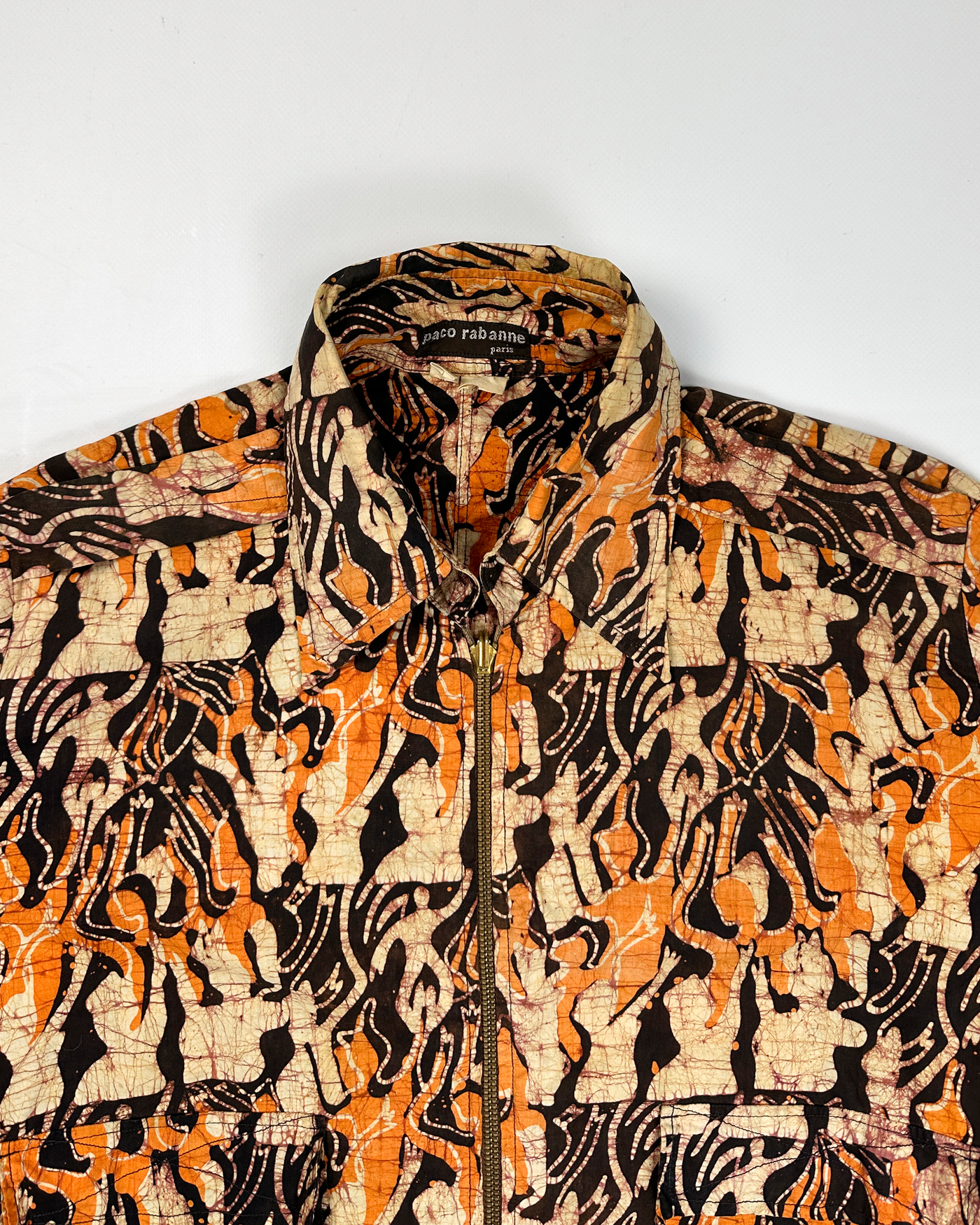 Paco Rabanne Abstract Print Light Jacket 1990's
