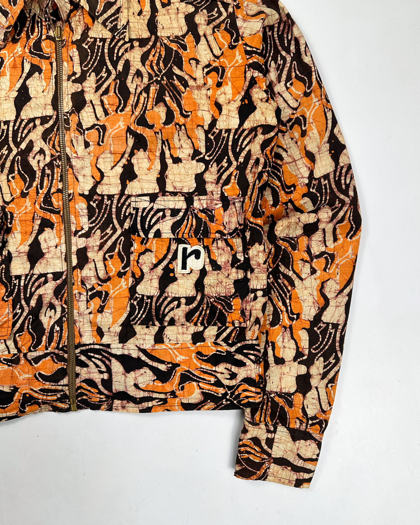 Paco Rabanne Abstract Print Light Jacket 1990's