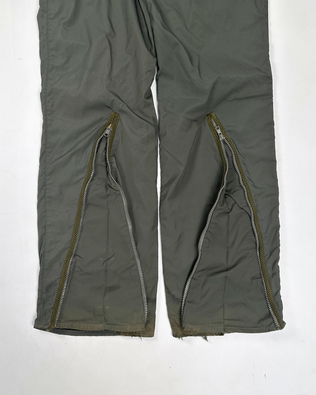 Paco Rabanne Green Double Layer Pants 1990's