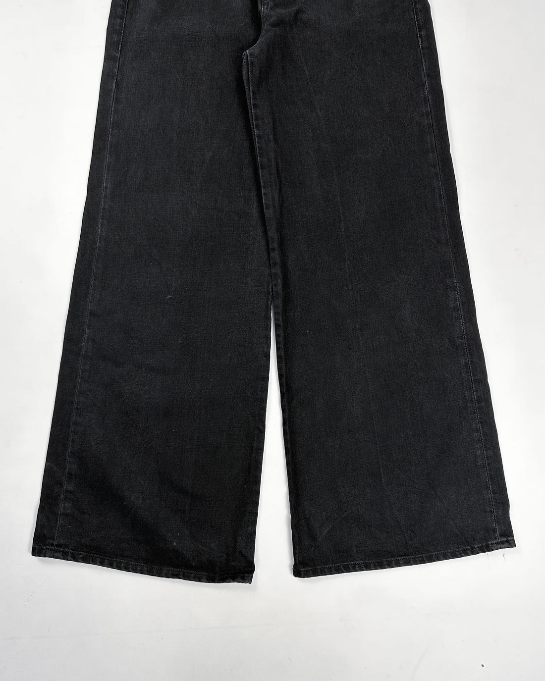 Diesel Black Denim Wide Pants 2000's