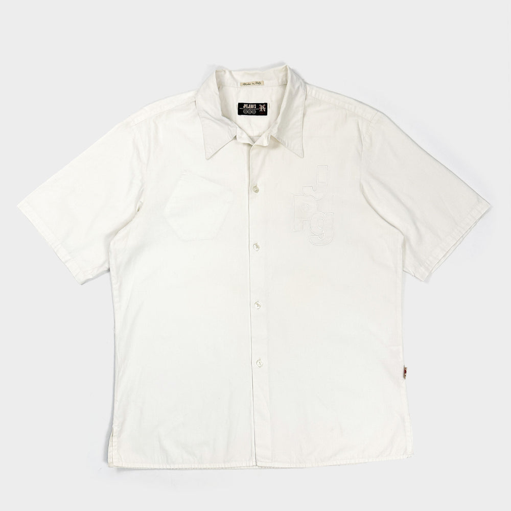 Jean Paul Gaultier White Short Sleeve Shirt 1990's