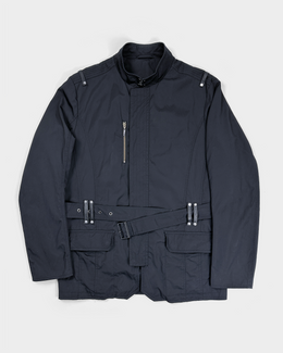 Versace Black Nylon Light Jacket 2000's