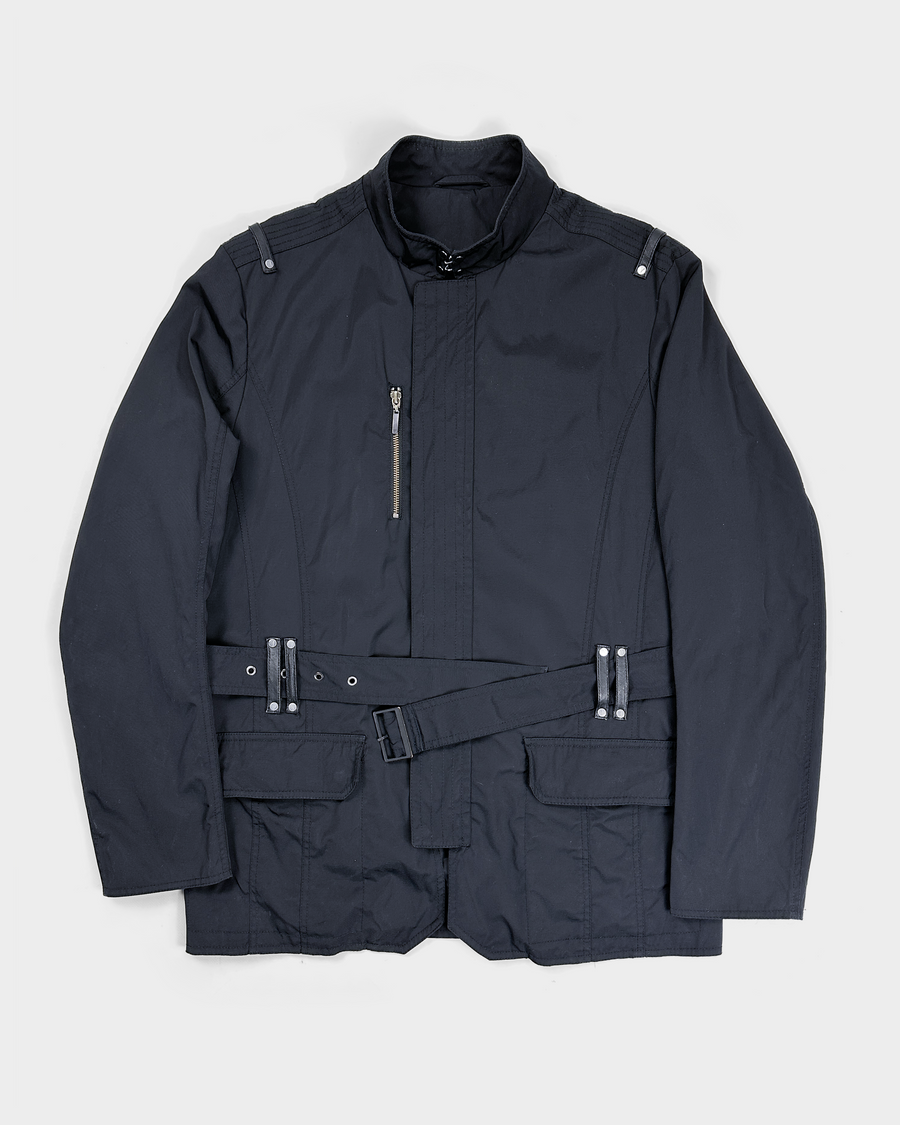 Versace Black Nylon Light Jacket 2000's