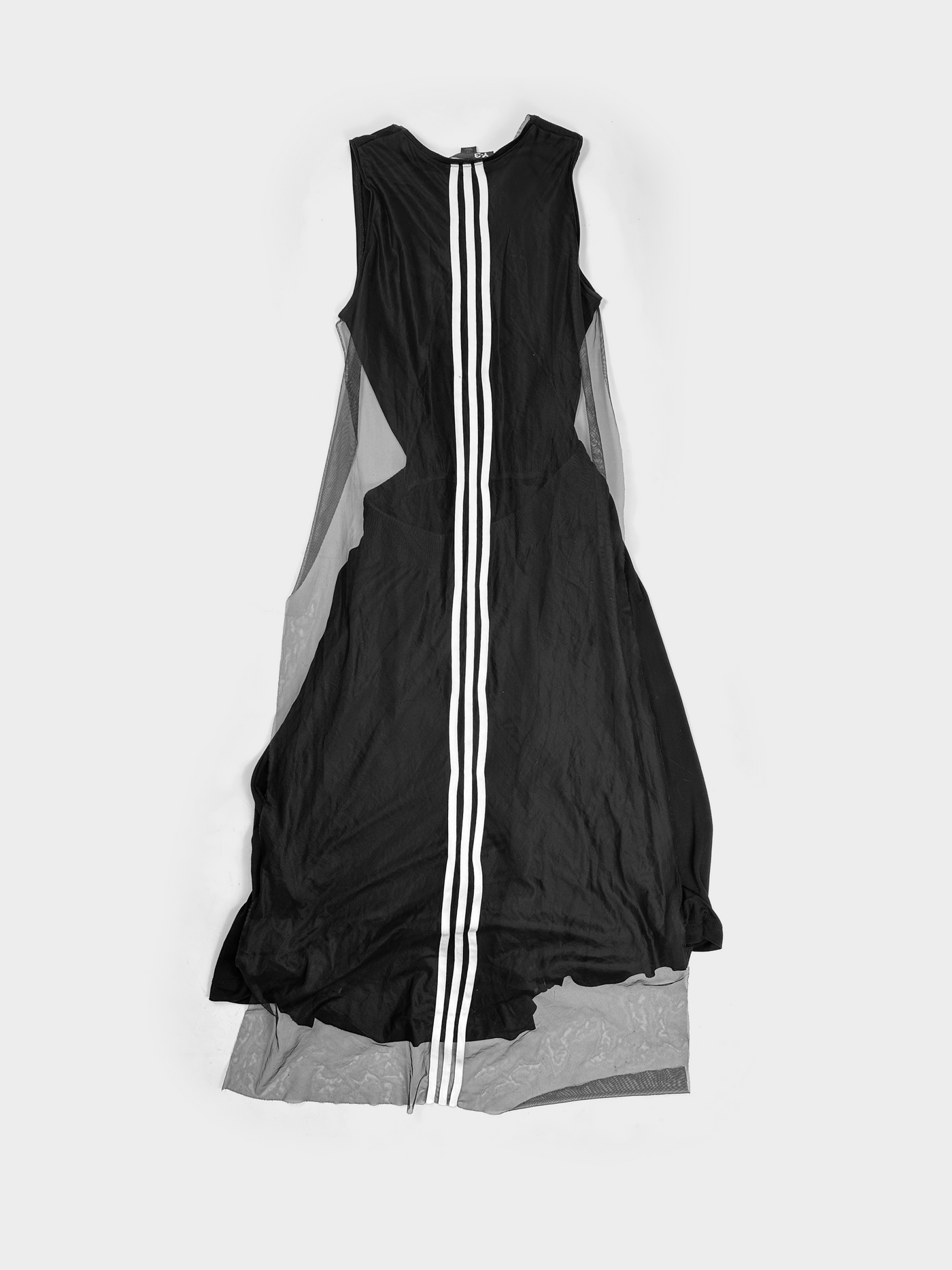 Yohji Yamamoto X Adidas (Y-3) Mesh Layer Black Dress 2015 Vintage TTS Yohji Yamamoto X Adidas (Y-3) Mesh Layer Black Dress 2015 Vintage TTS