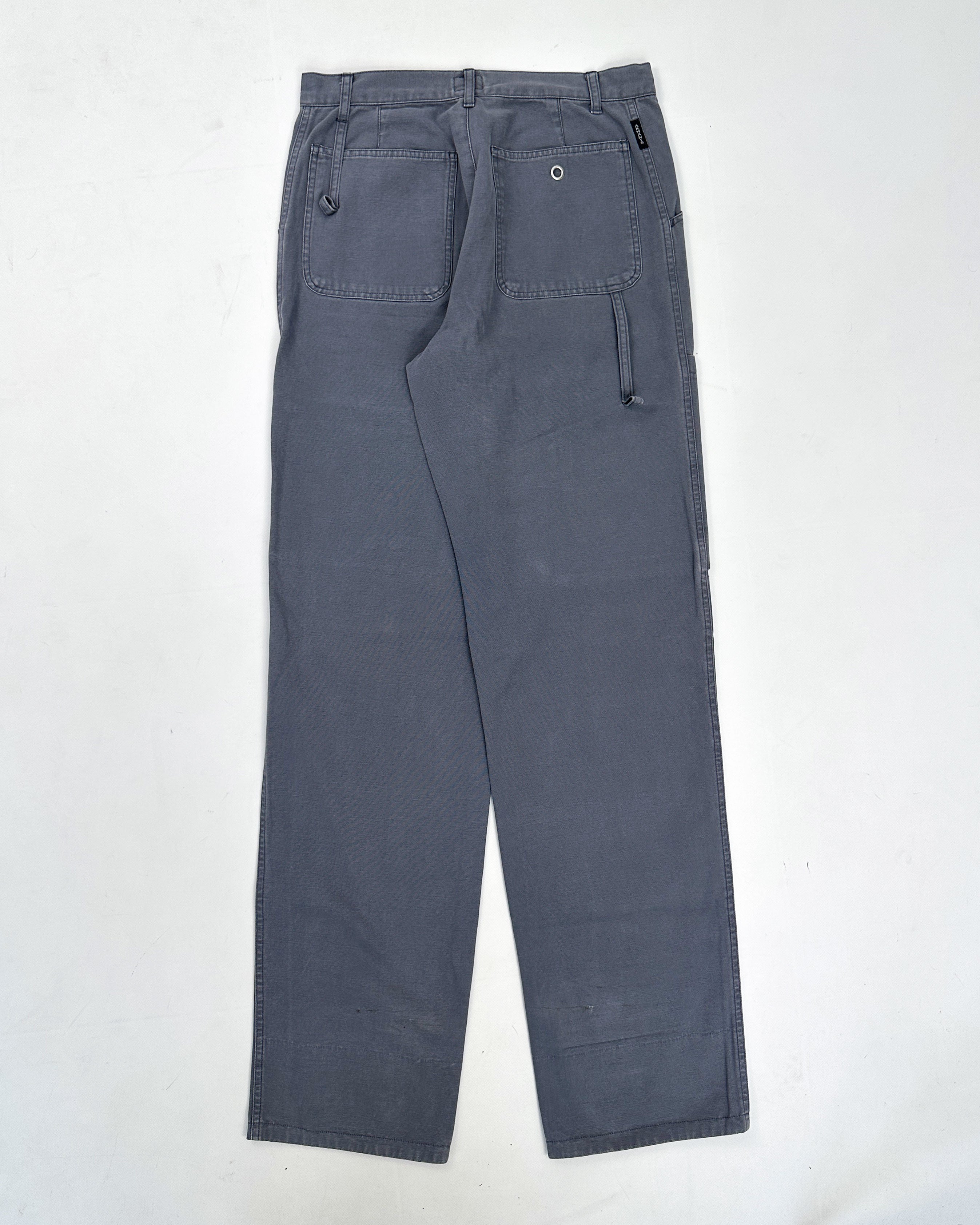 Trousers Emporio Armani Grey size 54 IT in Polyester - 41624487
