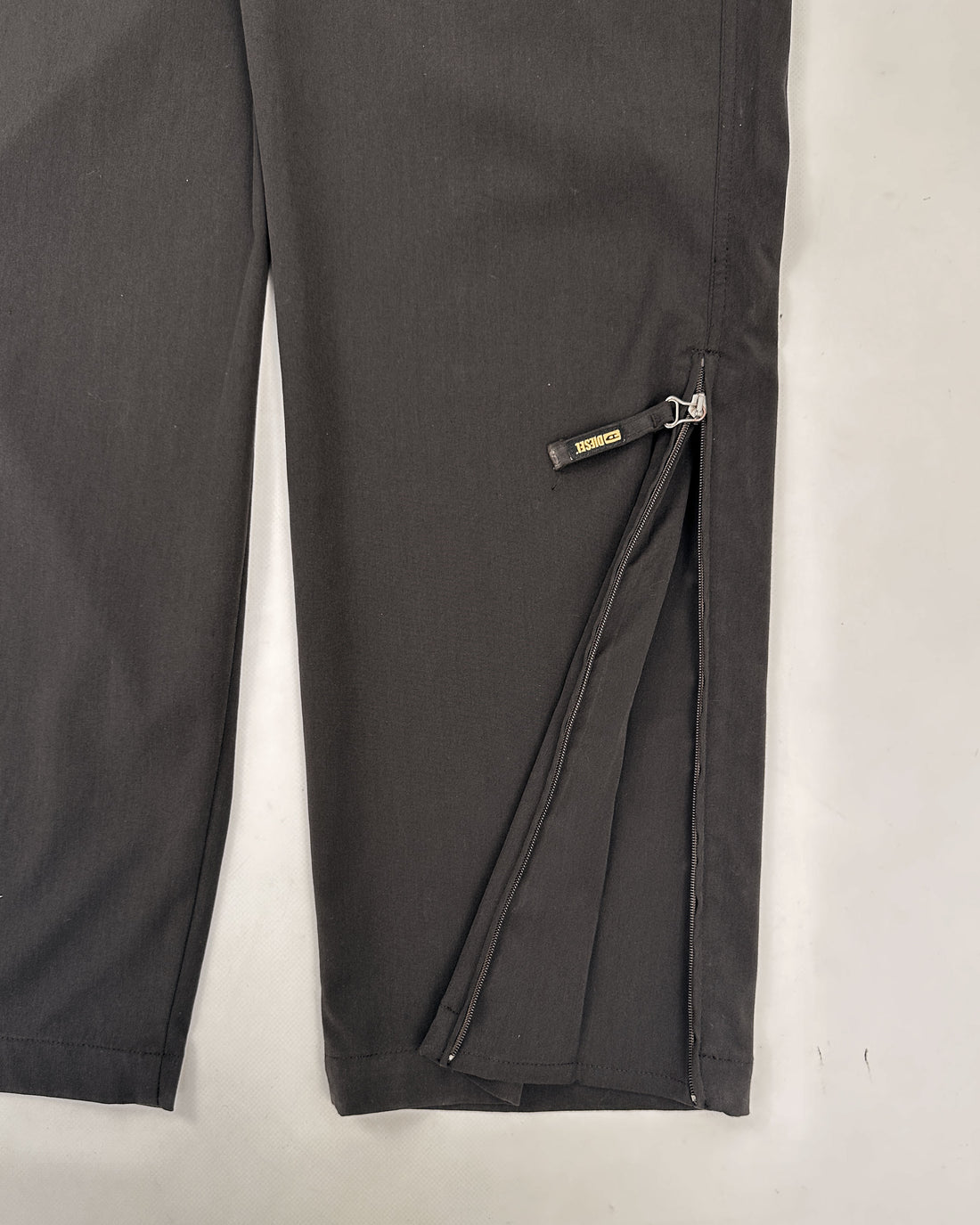 Diesel Dark Brown Zipped Pants 2000's