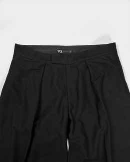 Yohji Yamamoto x Adidas (Y-3) Black Wide Leg Pants 2012