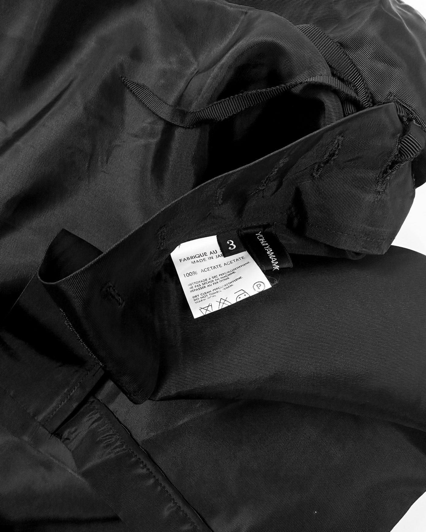 Yohji Yamamoto Noir + Black Straight Dress AW 2014