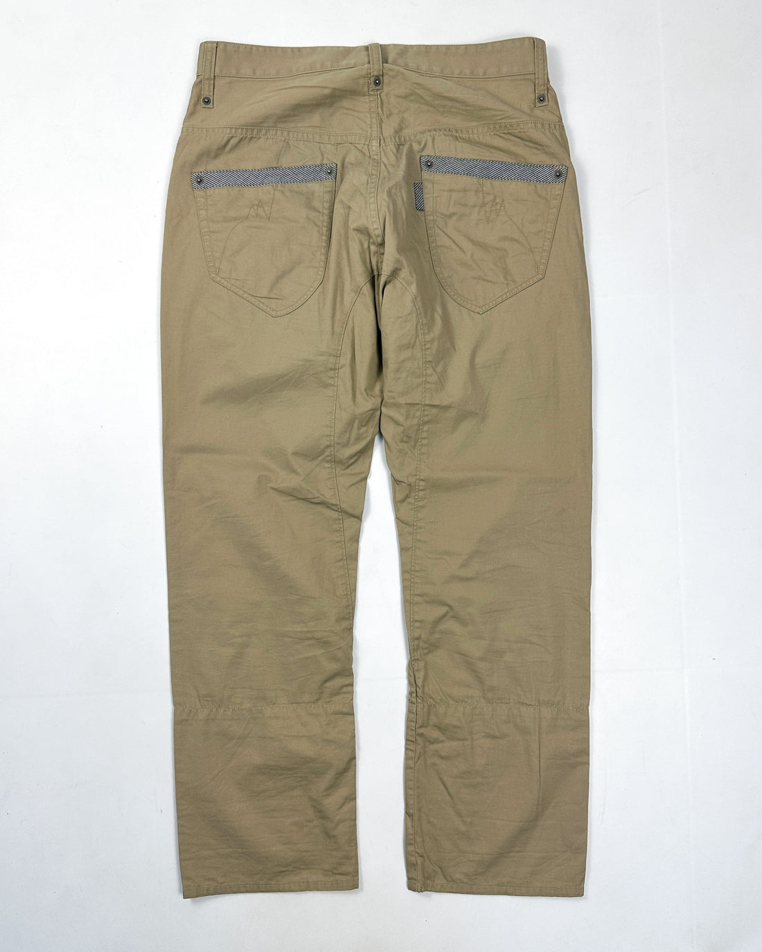 PPFM Splashed Beige Pants 2000's