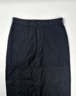 Comme des Garçons Homme Wide Leg Black Pants AW 2018