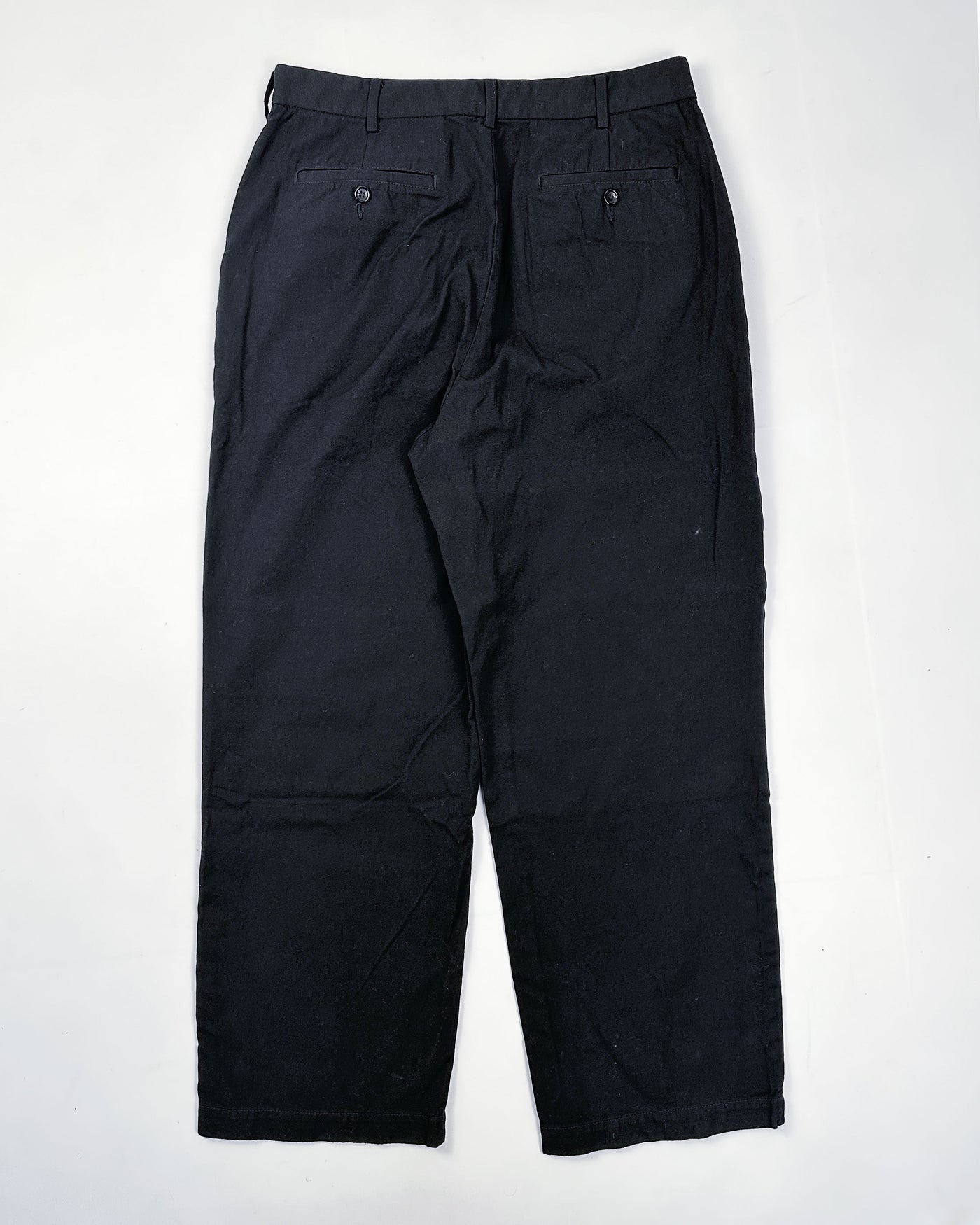 Comme des Garçons Homme Wide Leg Black Pants AW 2018