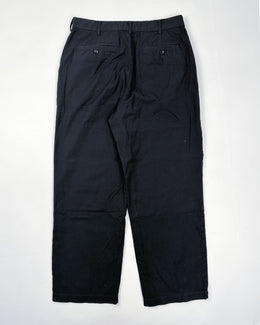 Comme des Garçons Homme Wide Leg Black Pants AW 2018