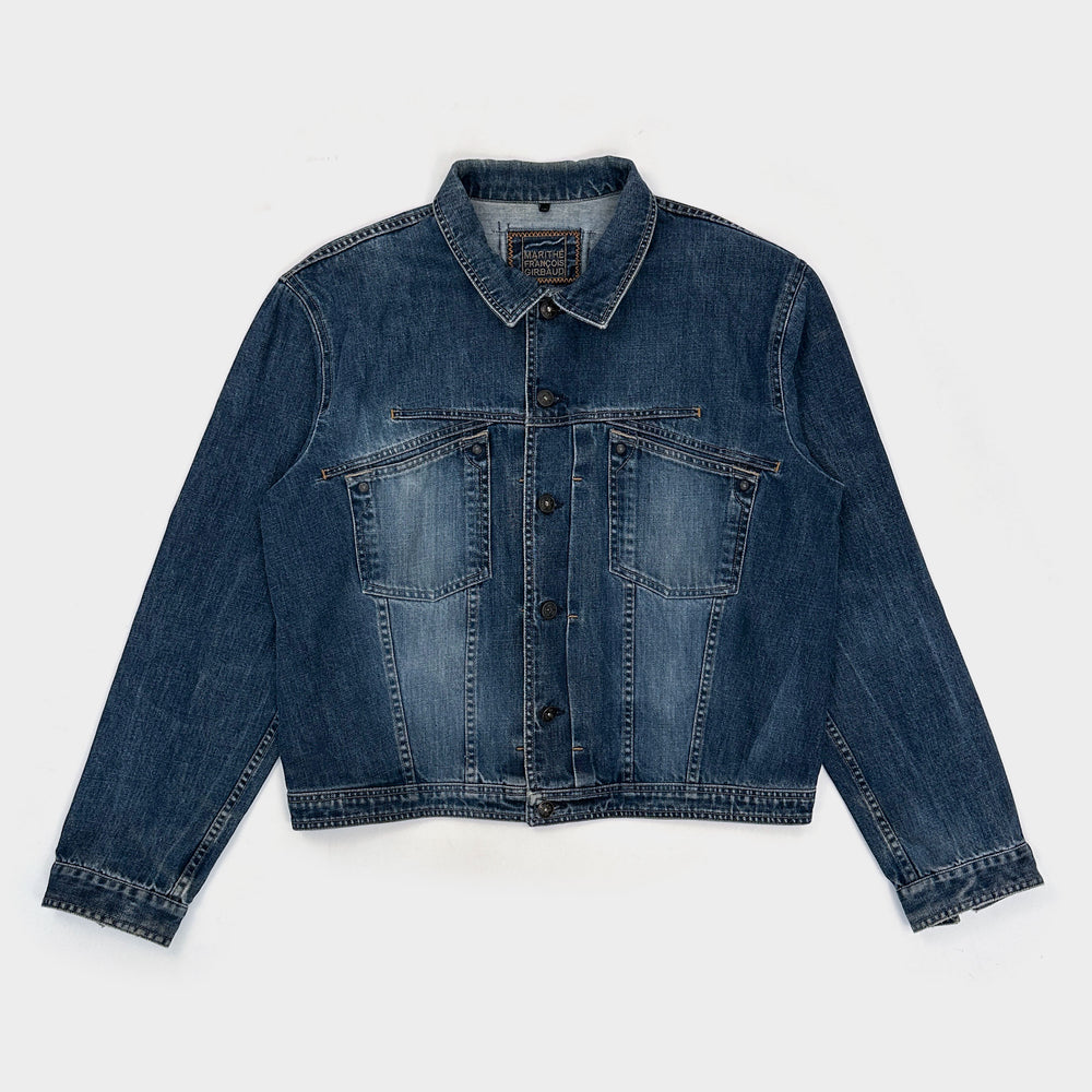 Marithé Francois Girbaud Denim Trucker Jacket 1990's