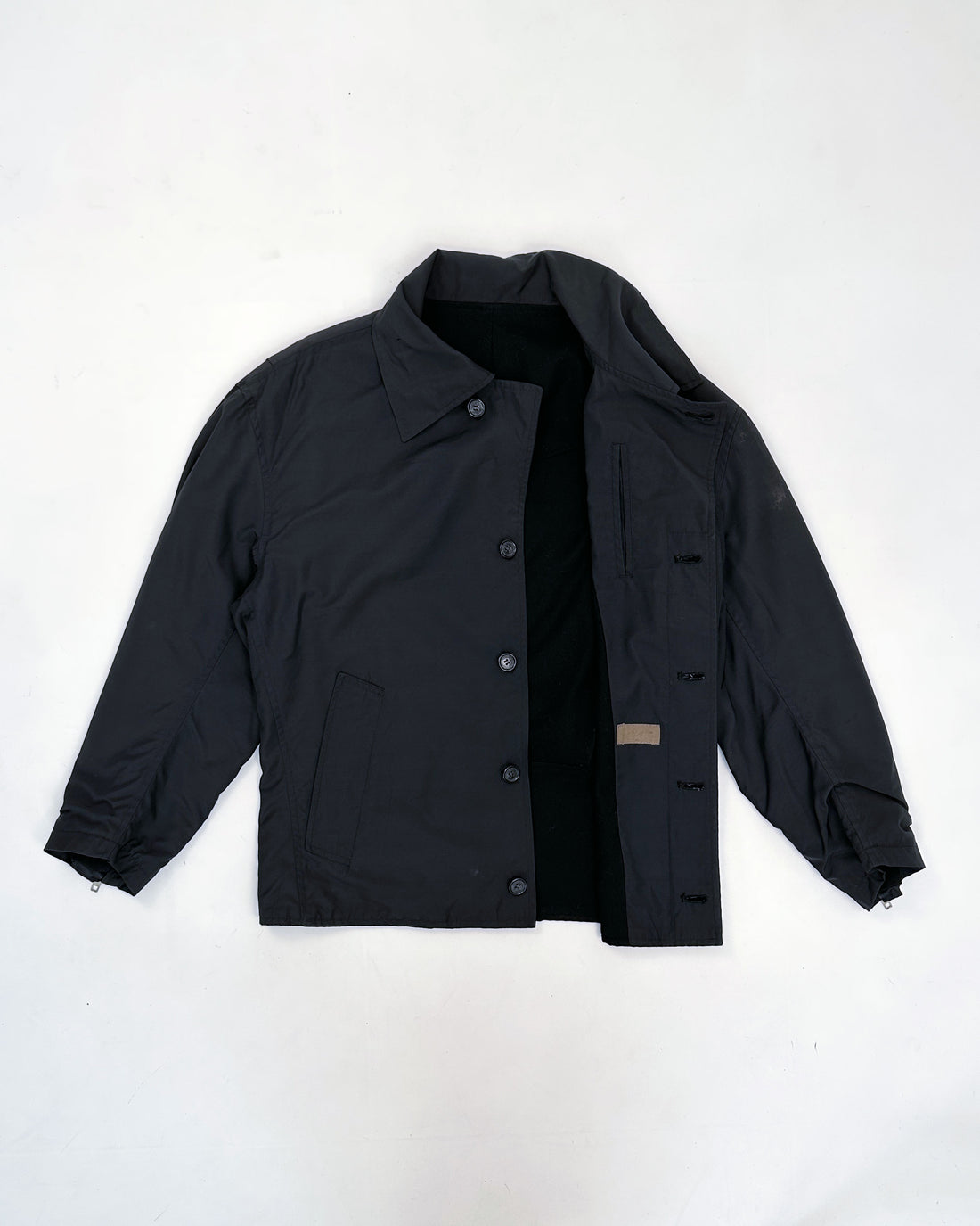 Yohji Yamamoto Black Fitted Jacket 1980's