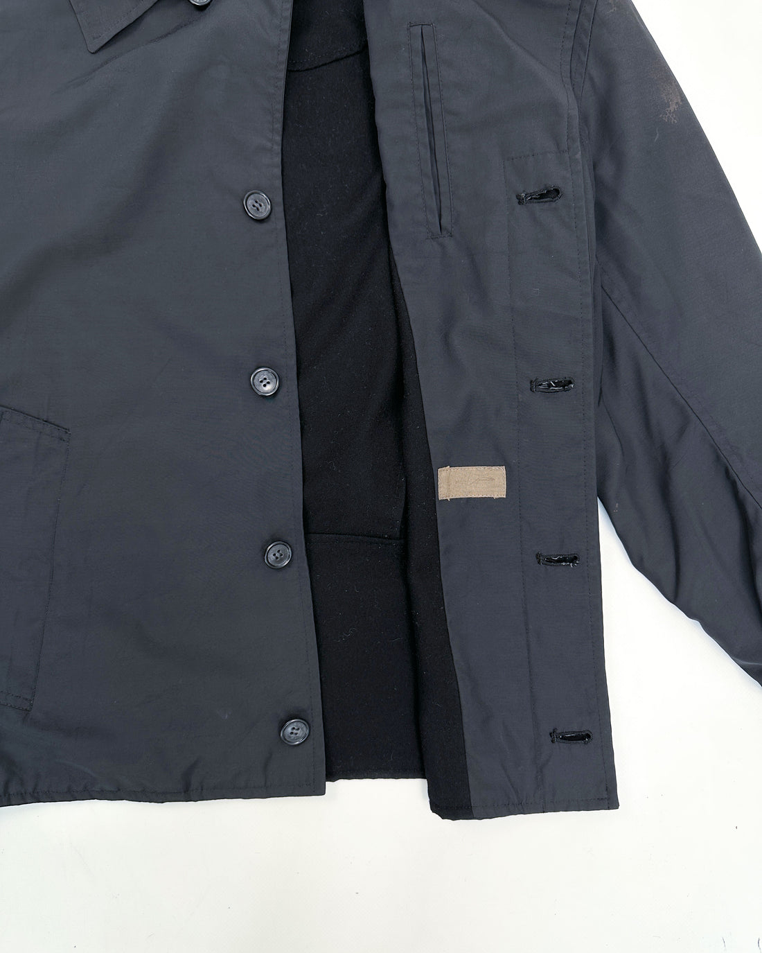 Yohji Yamamoto Black Fitted Jacket 1980's