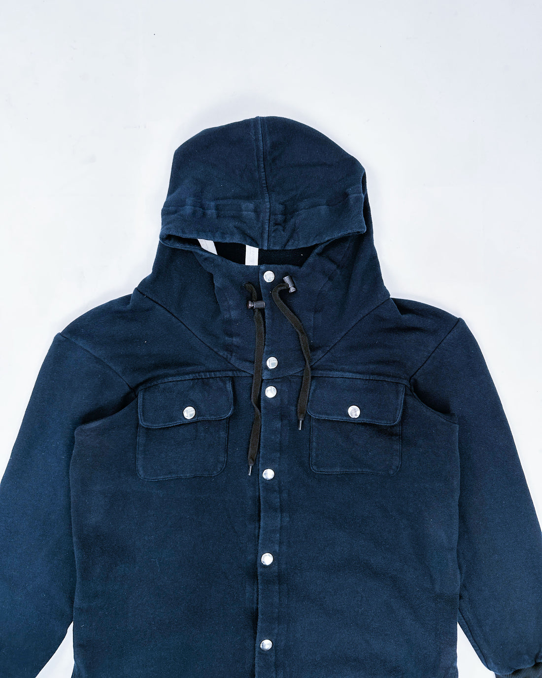 Marni Buttoned Navy Hoodie 2000's