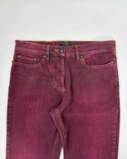 Vivienne Westwood Anglomania Extra-Long Burgundy Pants 1990's