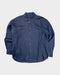 Prada Dark Blue Linen Shirt 1990's - Vintagetts