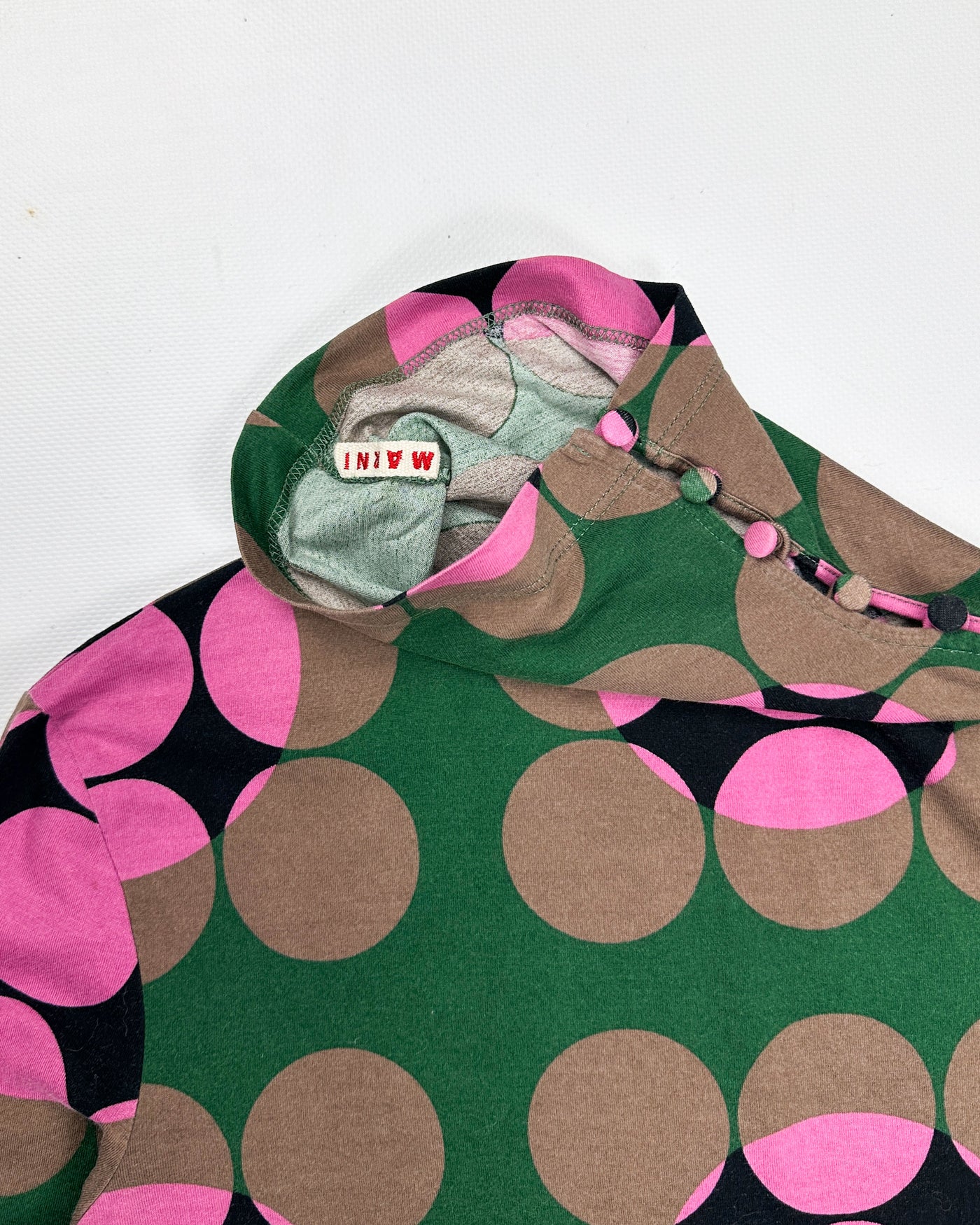 Marni Green Dots Pattern Elastic Top S/S 2003