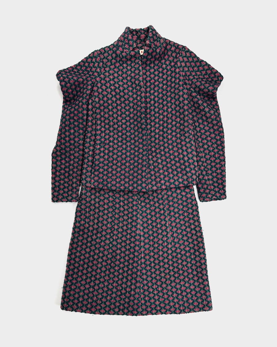 Marni Wool Pattern Green Set 2000's