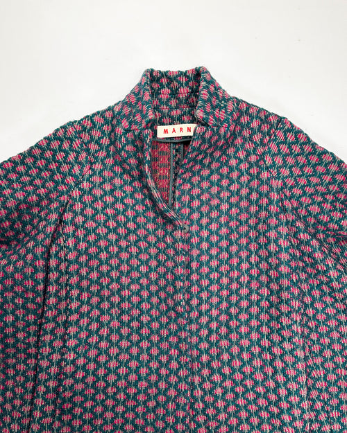 Marni Wool Pattern Green Set 2000's