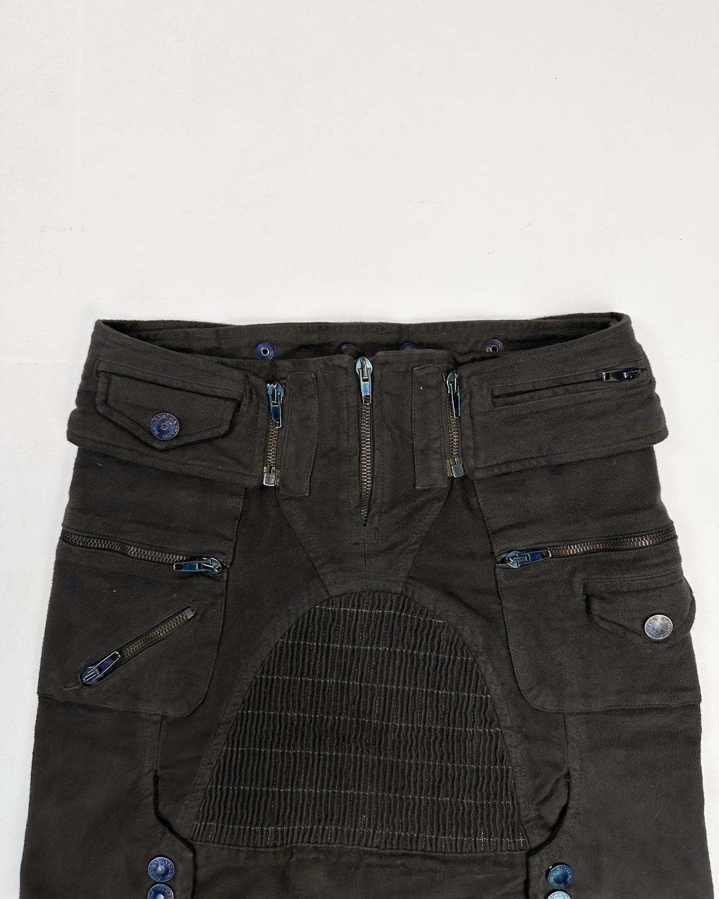 Gaetano Navarra Zipped Heavy Skirt 1990's