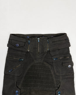 Gaetano Navarra Zipped Heavy Skirt 1990's