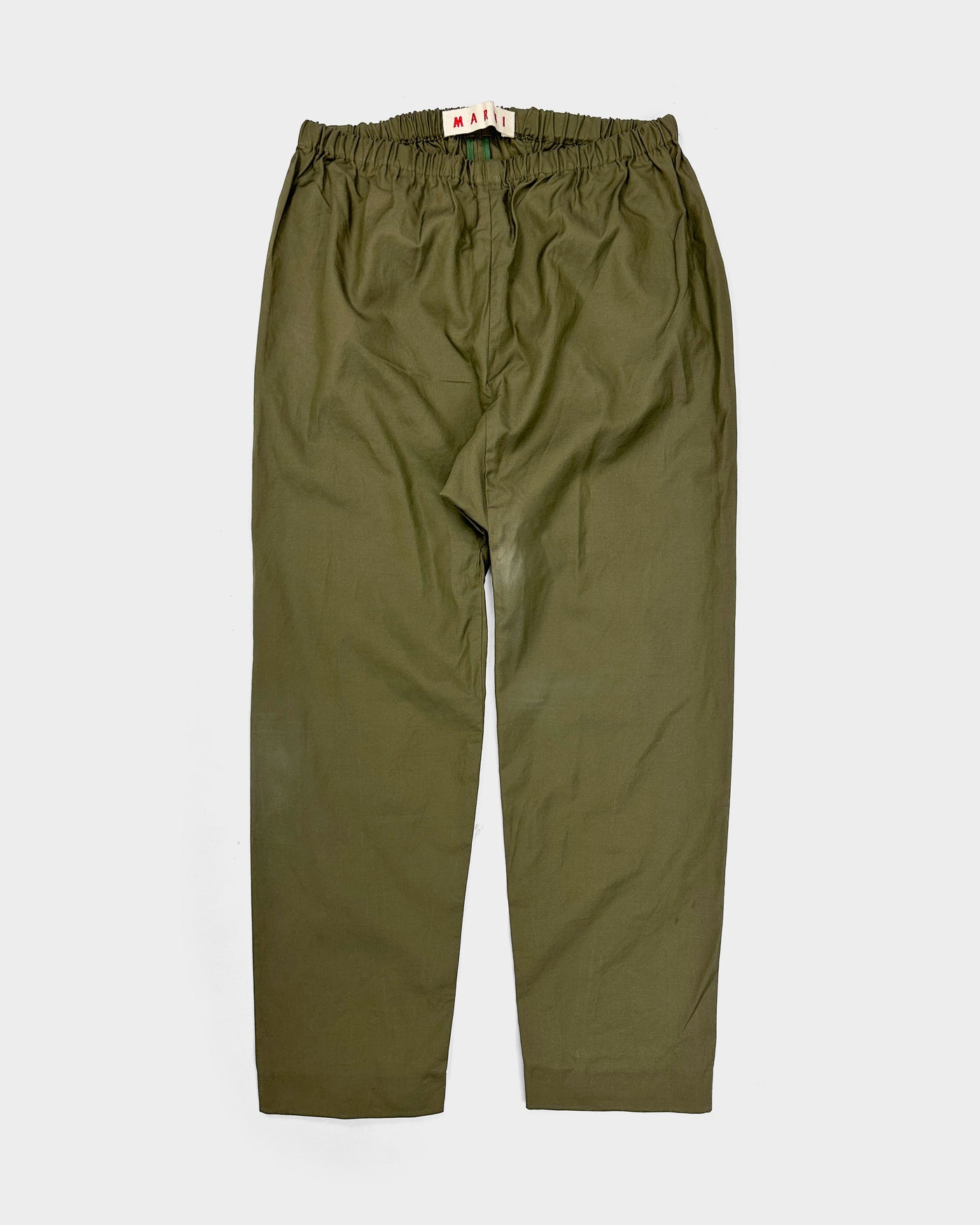 Marni Deep Green Light Pants 2000's