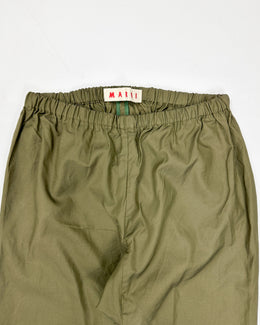 Marni Deep Green Light Pants 2000's