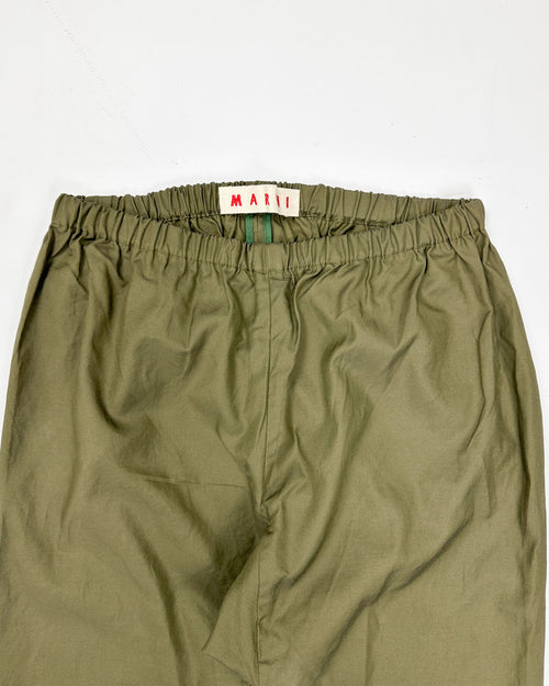 Marni Deep Green Light Pants 2000's