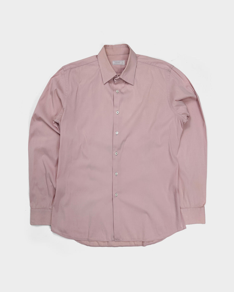 Prada Light Pink Cotton Shirt 2000's