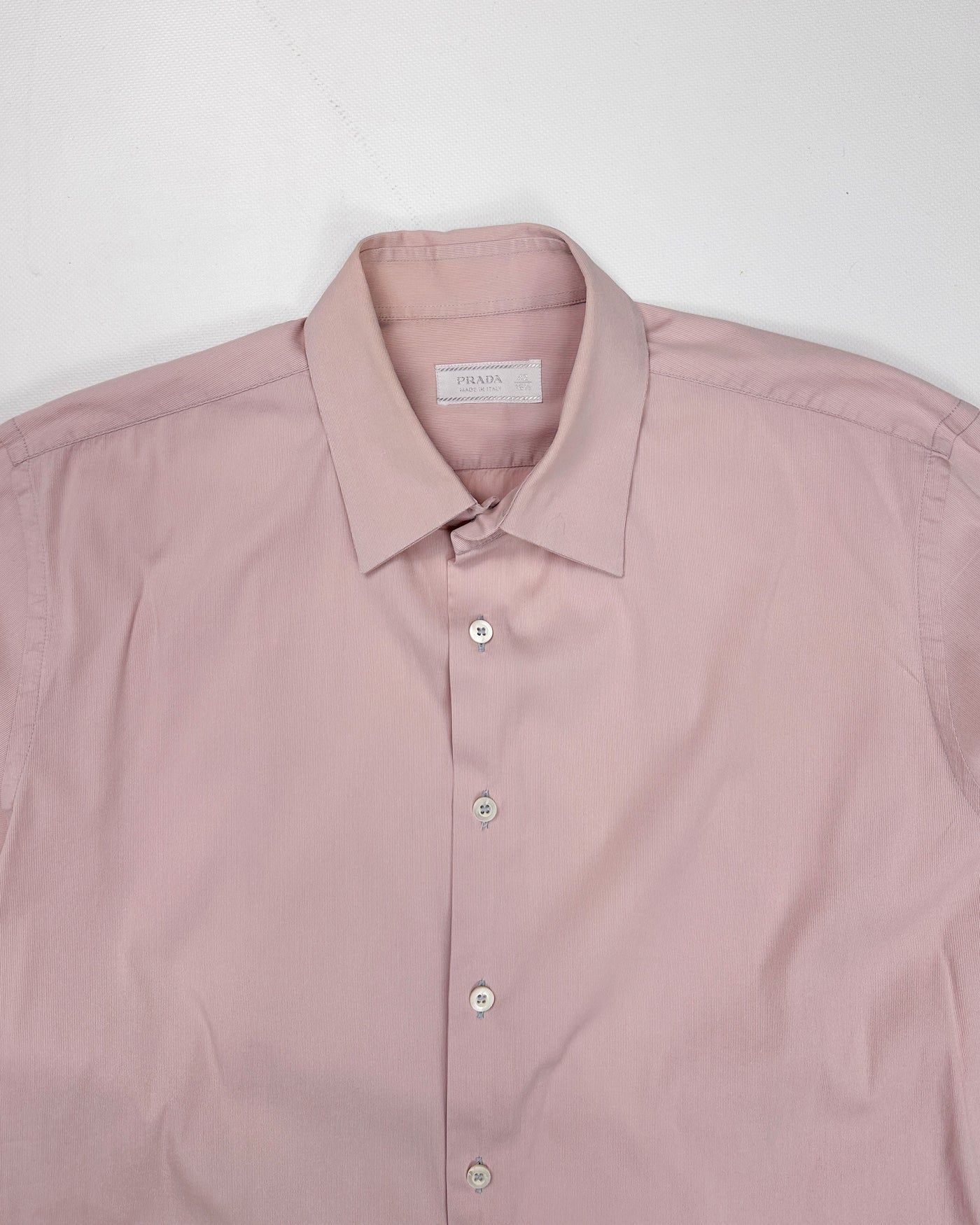 Prada Light Pink Cotton Shirt 2000's