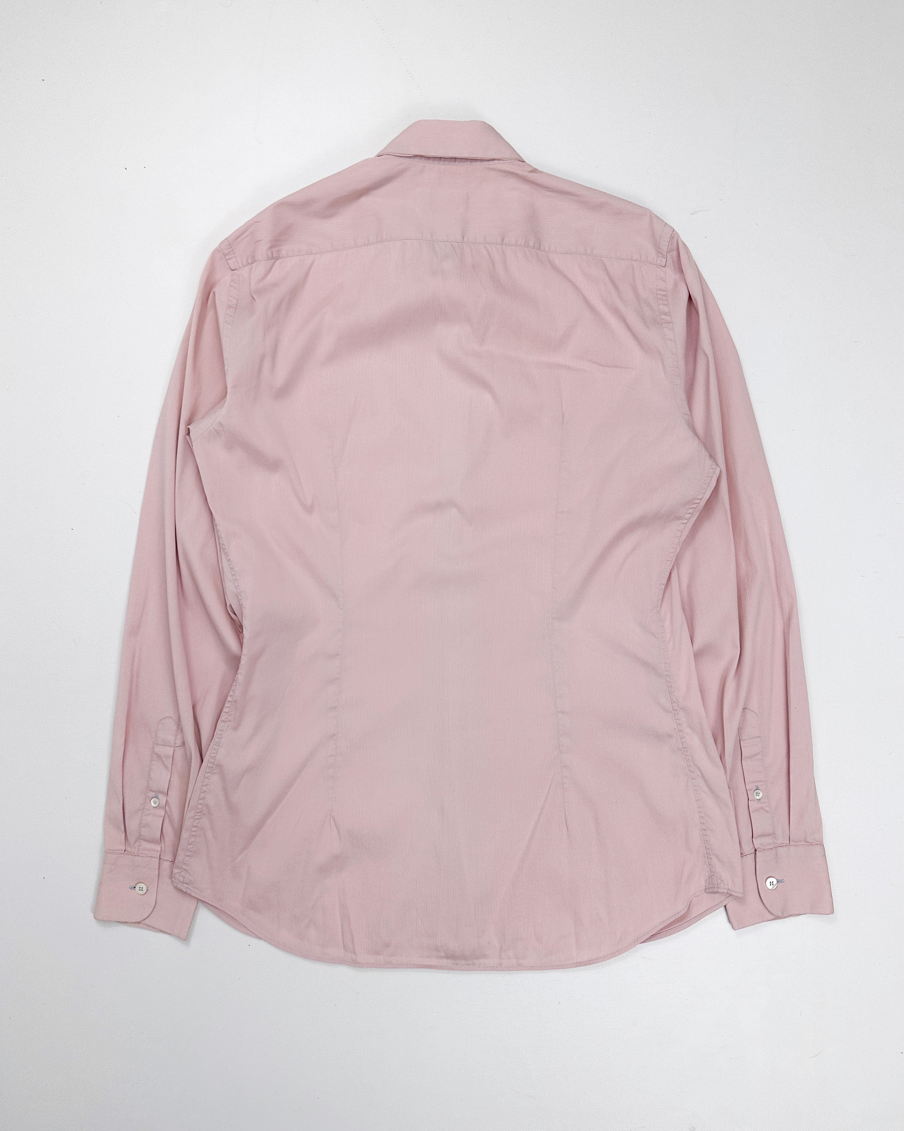 Prada Light Pink Cotton Shirt 2000's - Vintagetts