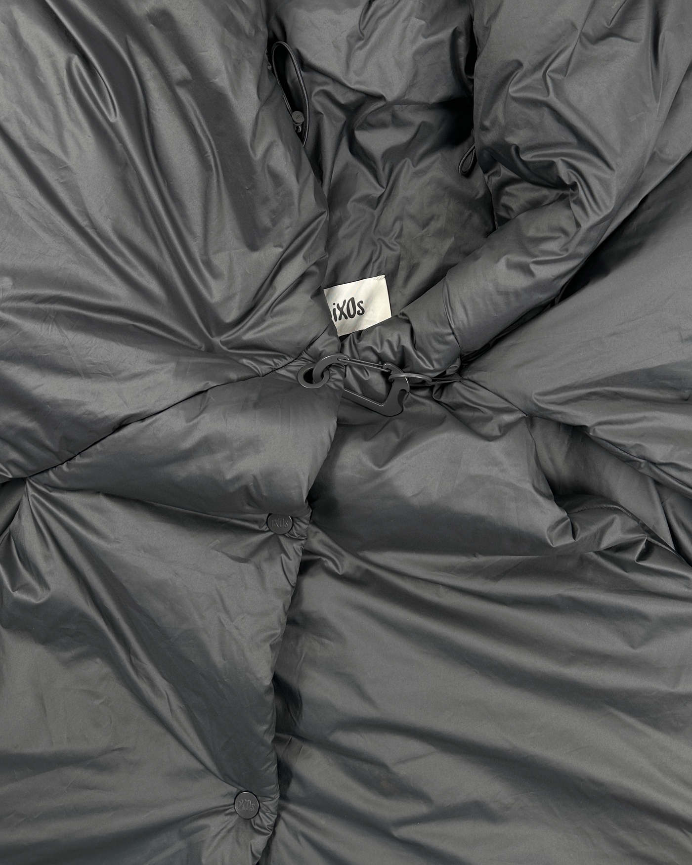 Ixos Irregular Grey Puffer Vest 2000's