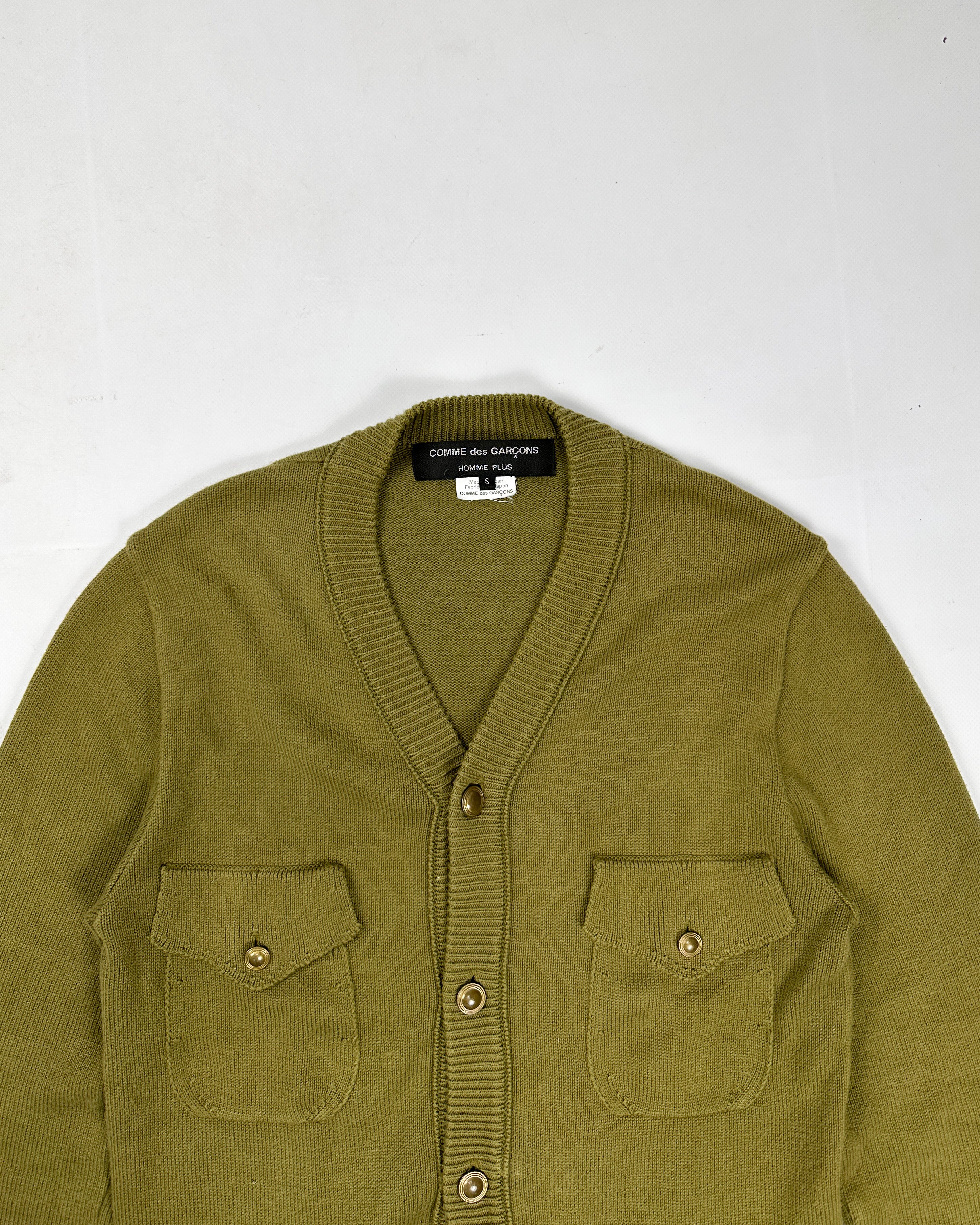 Comme des Garçons Homme Plus Deep Green Cardigan 2013