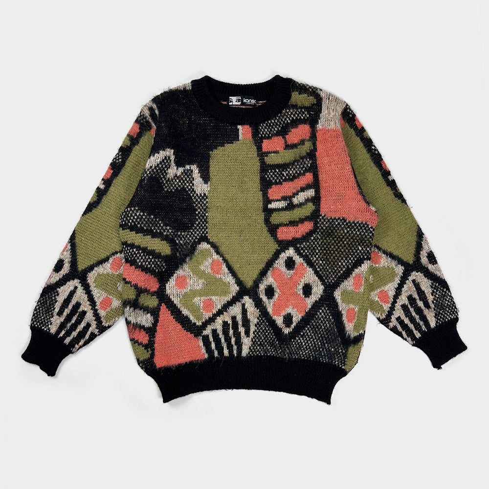 Kansai Yamamoto Wool Pattern Knitwear 1980's