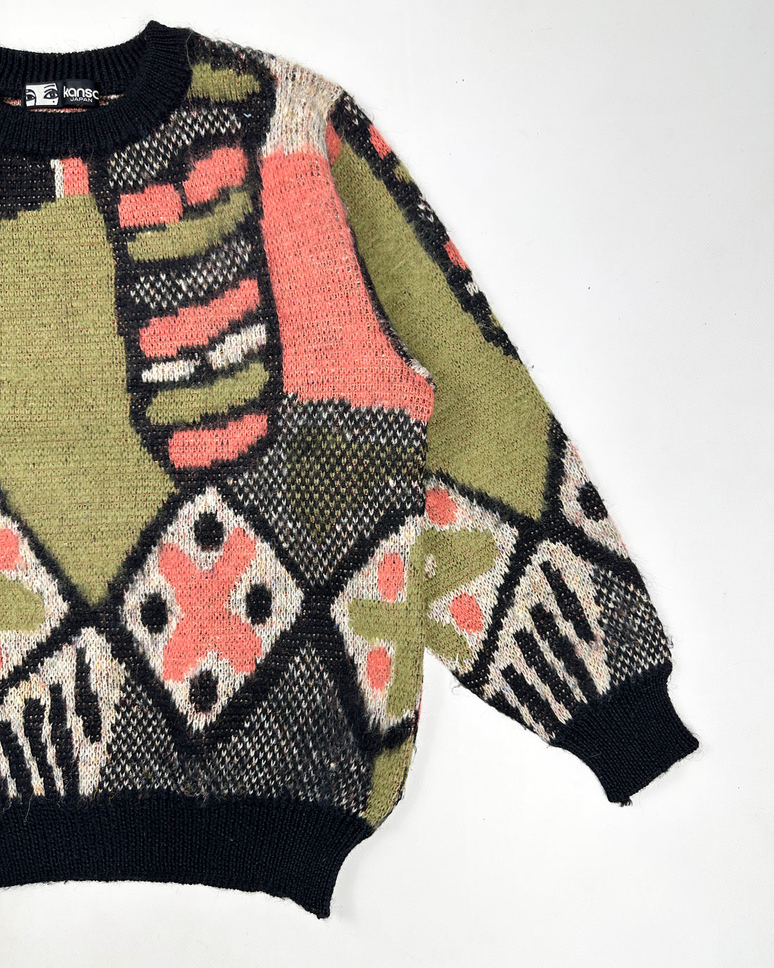 Kansai Yamamoto Wool Pattern Knitwear 1980's