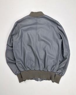 Giorgio Brato (WLG) Grey Leather Jacket 2000's