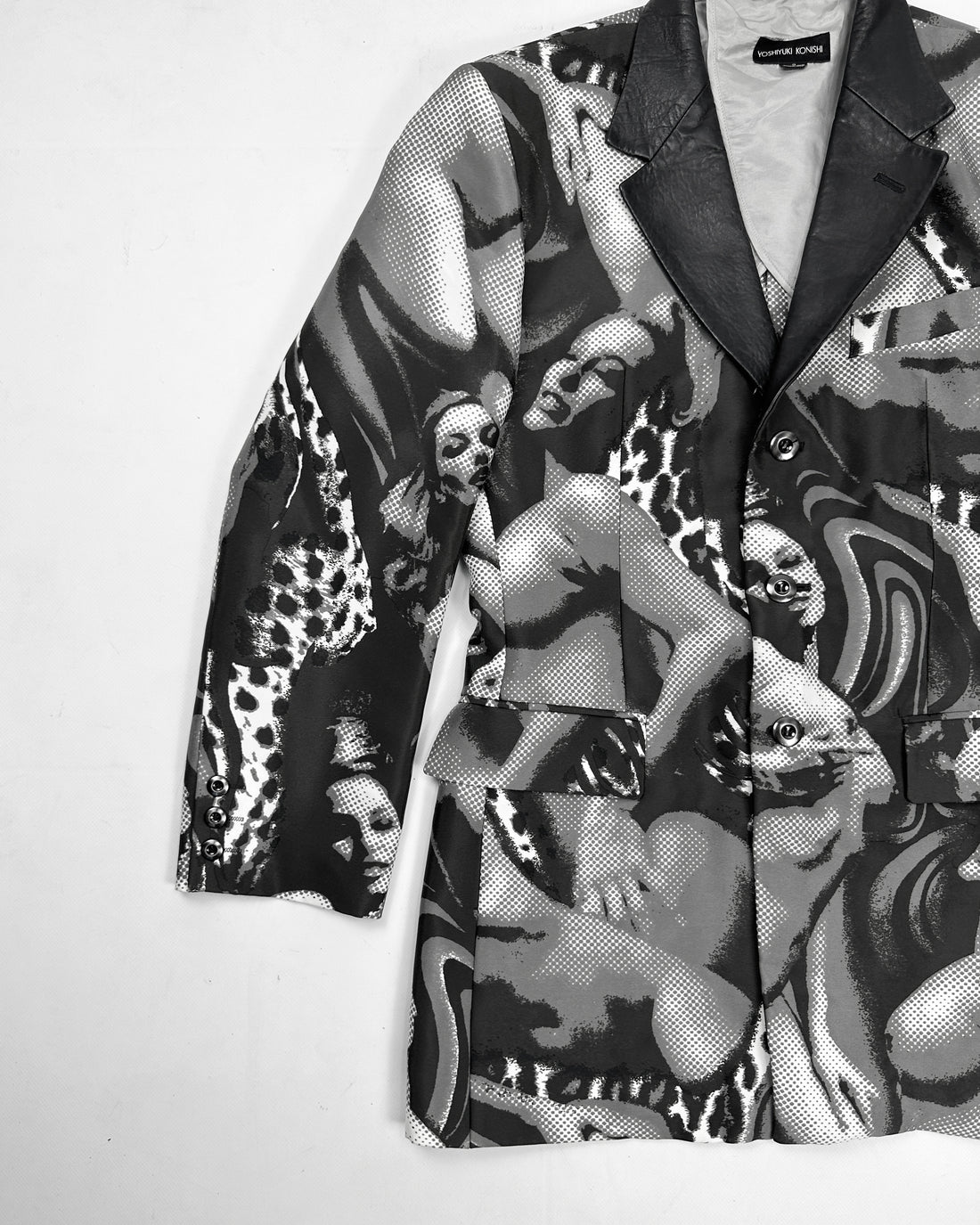 Yoshiyuki Konishi Printed Long Blazer 1990's