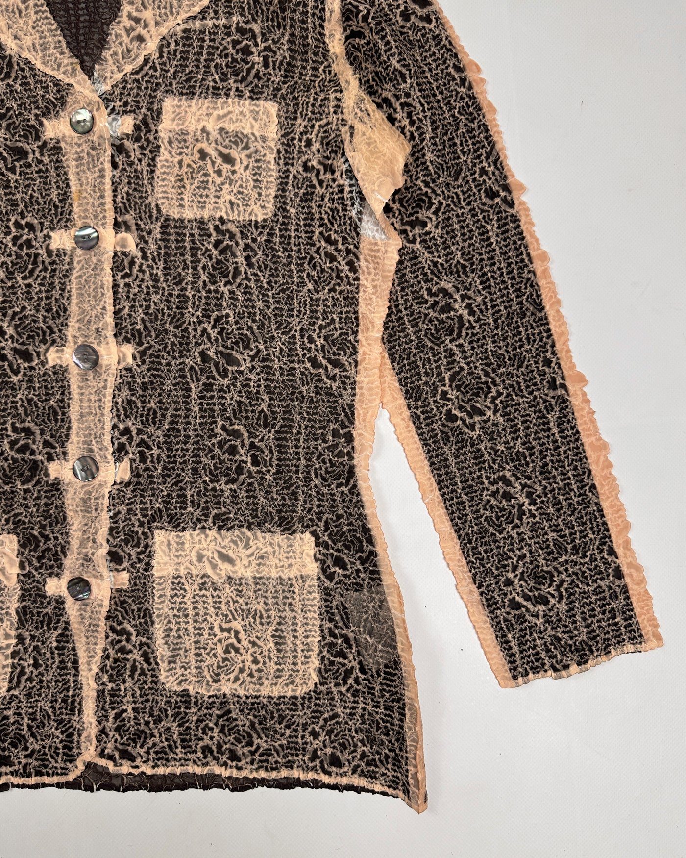 Yoshiki Hishinuma Textured Long Sleeve Shirt 1990's