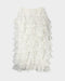 Amaya Arzuaga White Ruffled Skirt 2000's