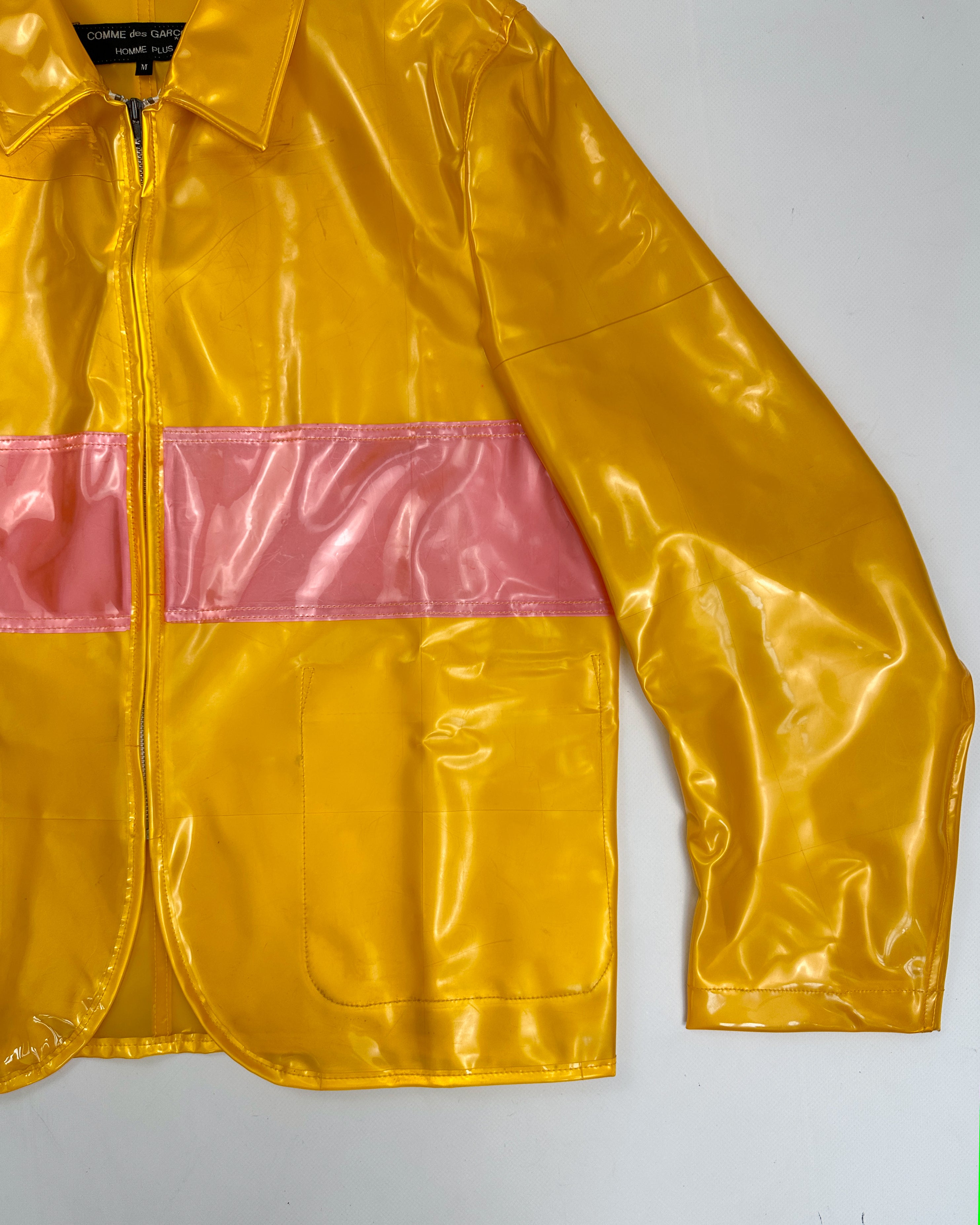 Comme des garcons clearance pvc biker jacket