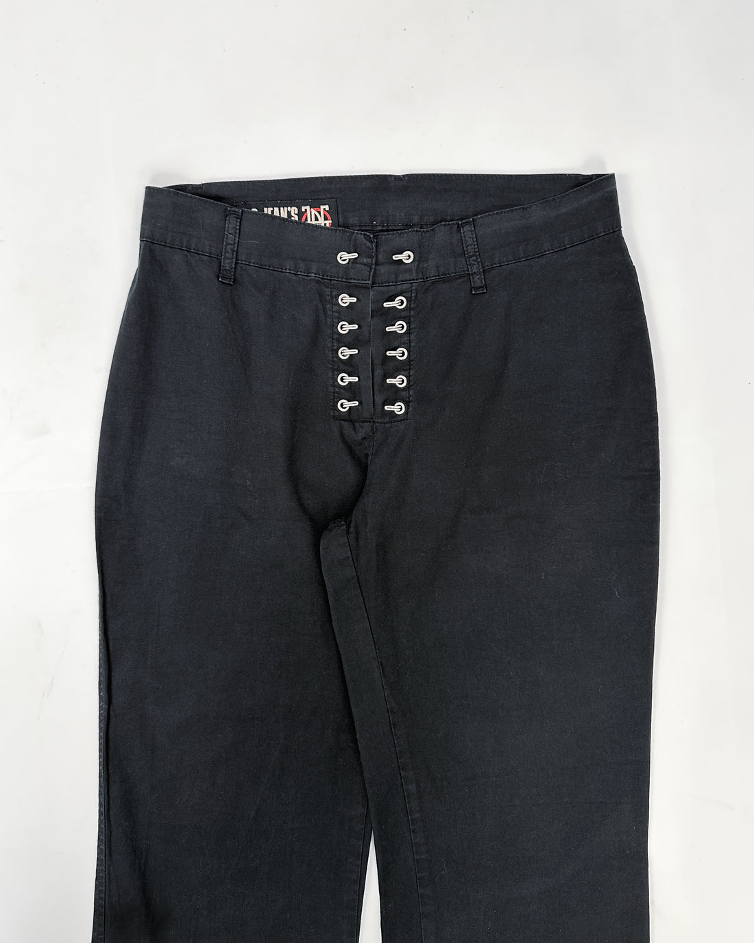 Jean Paul Gaultier Black Fastener Pants 2000's