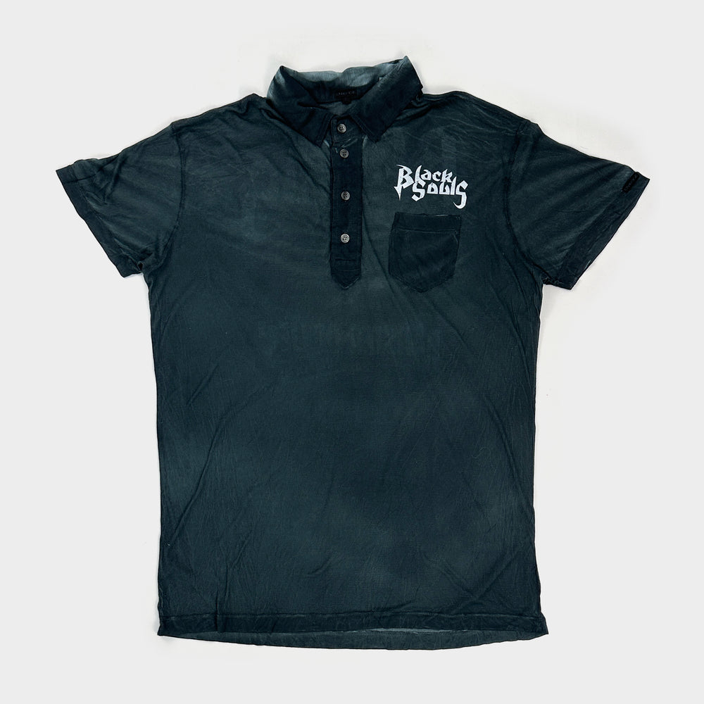 Energie "Balck Souls" Faded Light Polo Shirt 2000'S