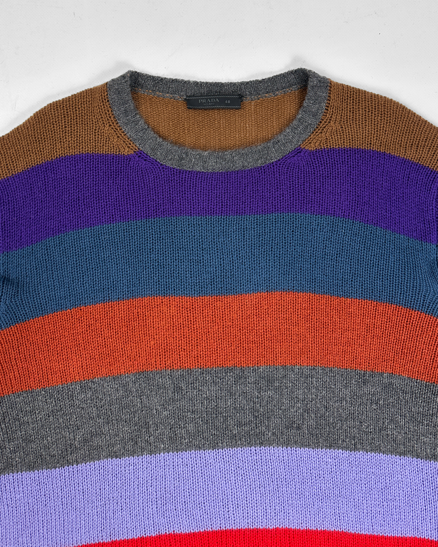Prada Stripes Multicolor Wool Knit F/W 2014